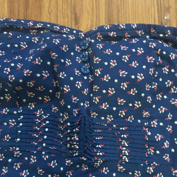 Floral Pattern BeBop strapless mini dress, Size M. - Picture 3 of 5